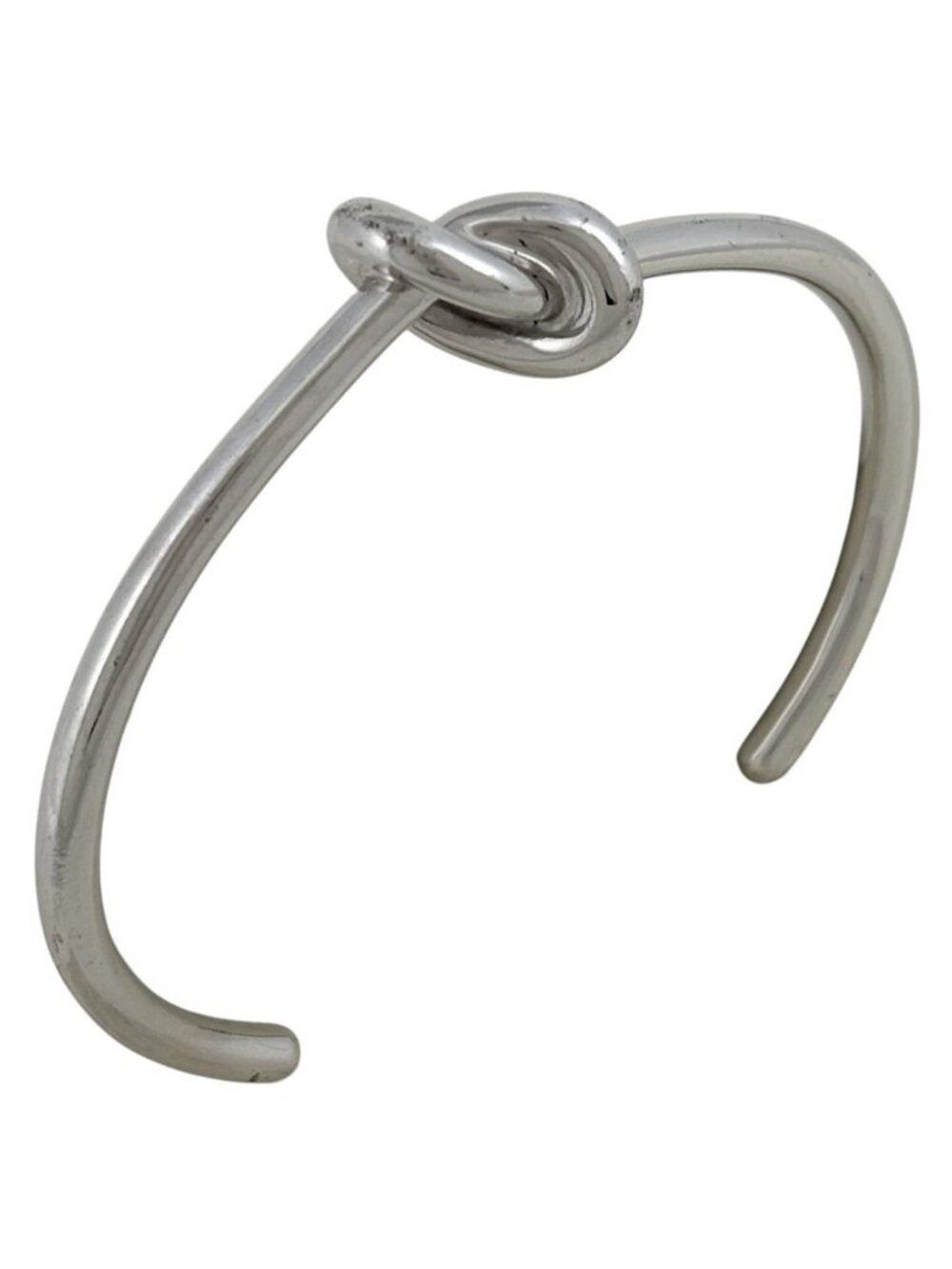 Celine Knot Extra Thin Bracelet Metal Silver